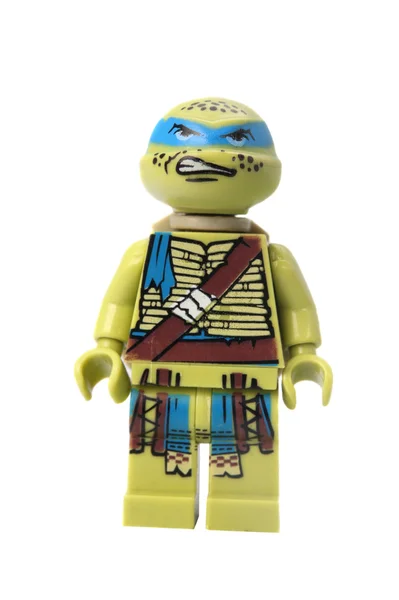 Leonardo Custom Lego Minifigure — стокове фото