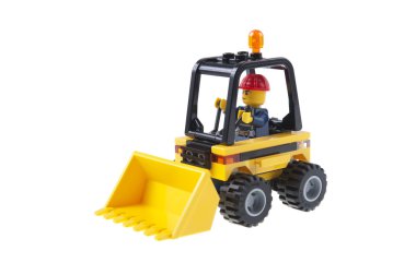 Tractor Construction Worker Lego Minifigure