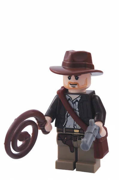 Indiana Jones minifigurát — Stock Fotó