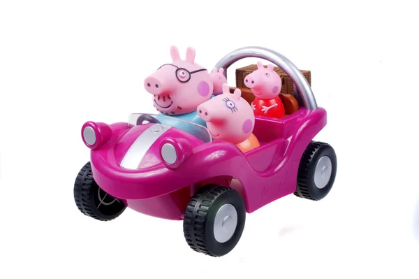 L'auto di famiglia di Peppa — Foto Stock