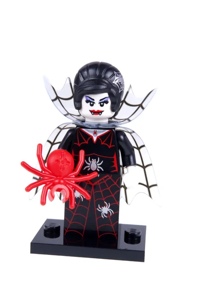 Spider Lady Lego Minifigure — Zdjęcie stockowe