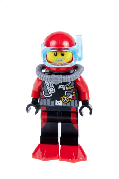 Lego City Scuba Diver Minifigure — Stockfoto