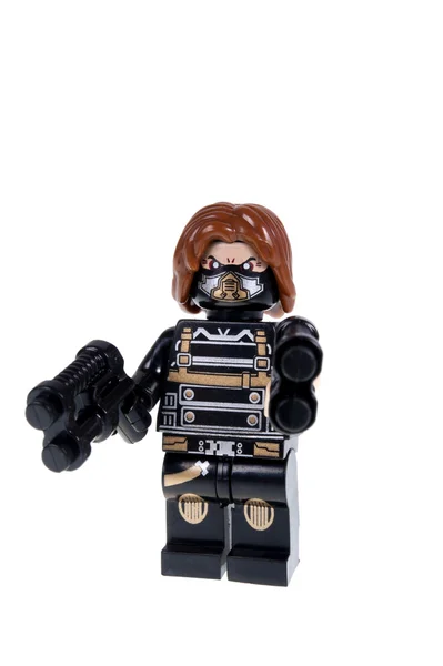 Winter Soldier Custom Lego Minifigure — ストック写真