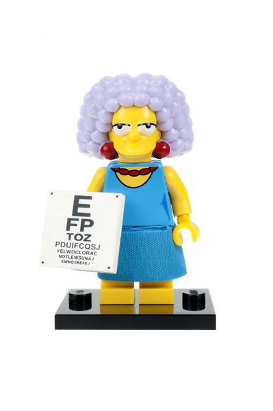 Selma Bouvier Lego Minifigure — Foto Stock