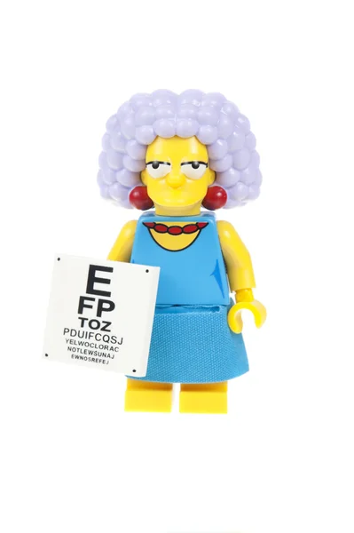 Selma Bouvier Lego Minifigure — Foto Stock