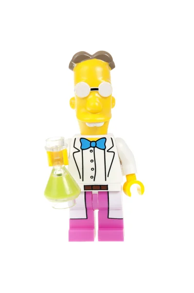 Professor Frink Lego Minifigure — стокове фото