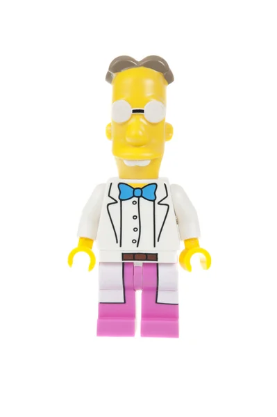 Professor Frink Lego Minifigure — ストック写真