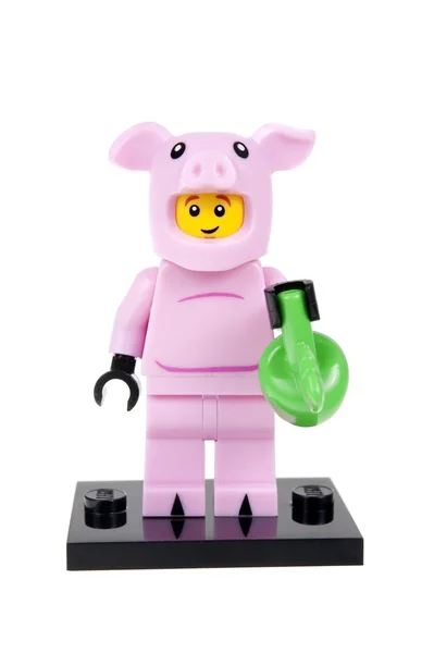 Piggy Guy Series 12 Lego Minifigure — 스톡 사진