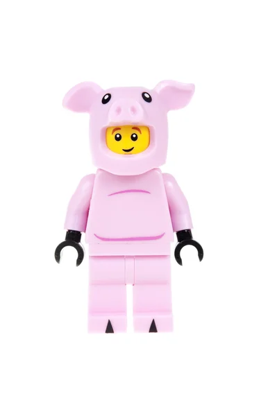 Piggy Guy Series 12 Lego Minifigure — 스톡 사진