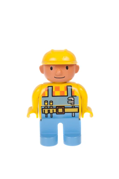 Bob the Builder Lego Duplo Minifigure — Stock fotografie
