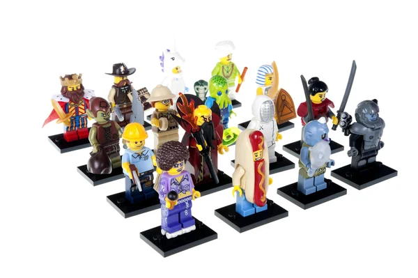 Complete Series 13 Lego Minifigure Collection — Stock Photo, Image