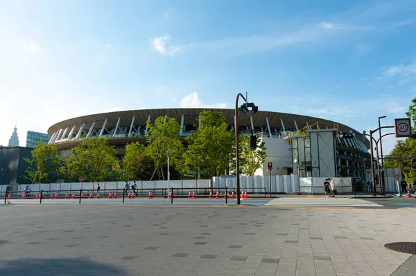 Orașul Shinjuku Tokyo Japonia Iunie 2021 Stadionul Olimpic Tokyo Stadionul — Fotografie, imagine de stoc