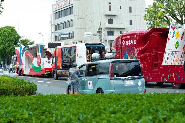 Fuji City Shizuoka Ken Japan Juni 2021 Tokyo 2020 Olympic – stockfoto