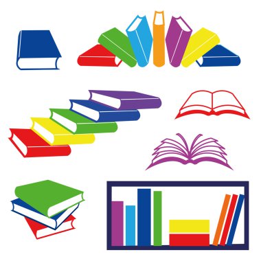 Renkli resimler kitap seti