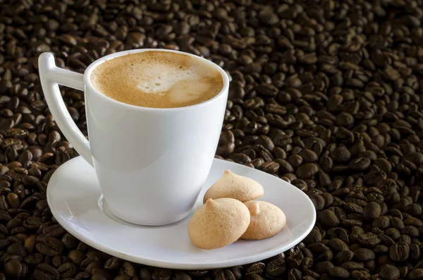 Kopje warme koffie — Stockfoto