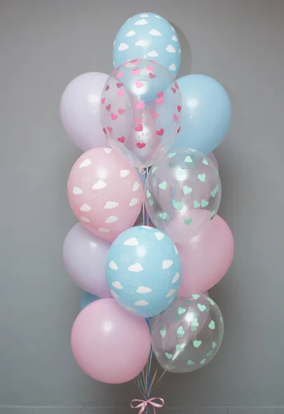 Birthday Balloons Bouquet Helium Balloons — Stock Photo, Image