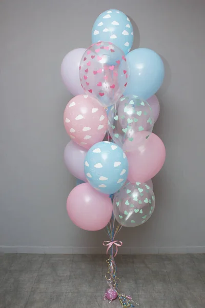 Birthday Balloons Bouquet Helium Balloons — Stock Photo, Image