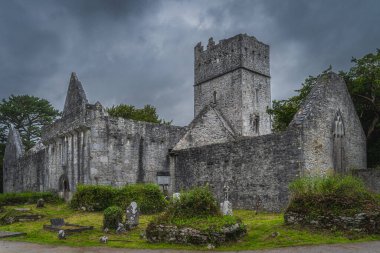15. yüzyıl manastırının kalıntıları olan Muckross Manastırı Killarney Ulusal Parkı 'nda bulunan en büyük dini mekanlardan biridir.