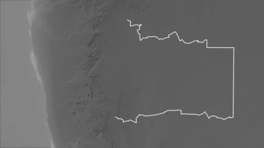 Hardap, Namibya, çıkarıldı. Gri Tonlama