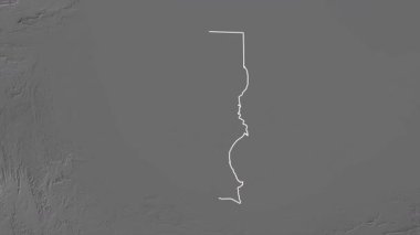 Oshana, Namibya, çıkarıldı. Gri Tonlama