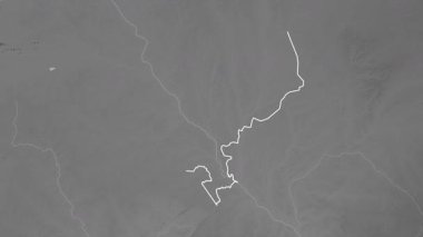 Tillabery, Nijer, çıkarıldı. Gri Tonlama