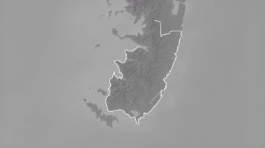 Pemba South, Tanzanya, çıkarıldı. Gri Tonlama