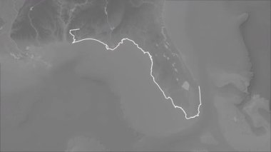 Florida, Birleşik Devletler, çıkarıldı. Gri Tonlama