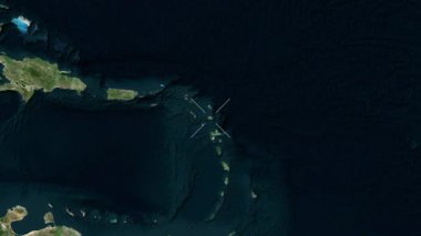 Antigua - Antigua ve Barbuda yakın çekim - uydu. Önizleme. Etiketler.