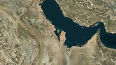 Bahreyn yakın çekim - uydu. Önizleme. Etiketler.