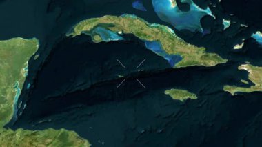 Cayman Adaları 'na yakın uydu görüntüleri. Önizleme. Etiketler.