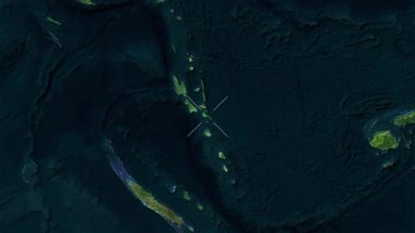 Epi, Shepherd Adaları - Vanuatu yakın çekim - uydu. Önizleme. Etiketler.