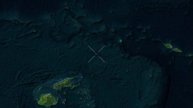 Futuna Adası - Wallis ve Futuna yakın çekim - uydu. Önizleme. Etiketler.