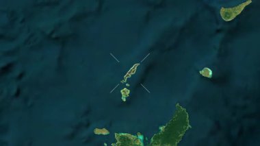 Iheya Adası - Japonya yakın çekim - uydu. Önizleme. Etiketler.