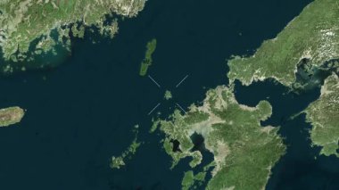 Iki Adası - Japonya yakın çekim - uydu. Önizleme. Etiketler.