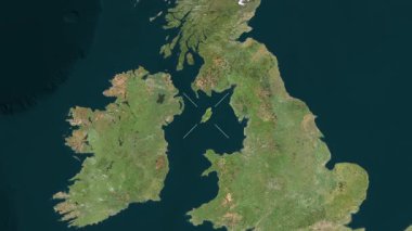 Man Adası yakın çekim uydusu. Önizleme. Etiketler.