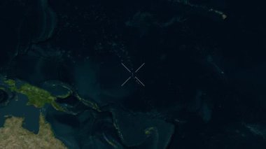 Kiribati yakın çekim uydusu. Önizleme. Etiketler.