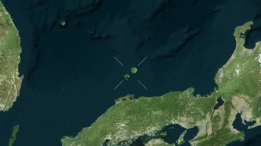 Oki Adaları - Japonya yakın-uydu. Önizleme. Etiketler.