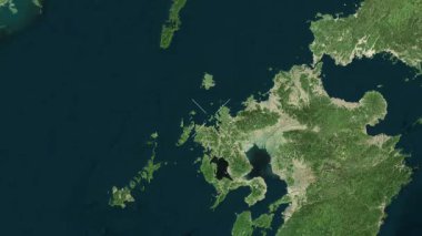 Takashima Adası - Japonya yakın-uydu. Önizleme. Etiketler.