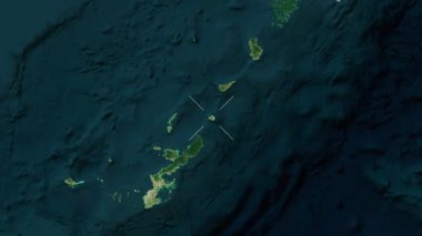 Yoron Adası - Japonya yakın çekim - uydu. Önizleme. Etiketler.