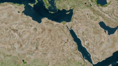 Mısır haritası - süzül. Gölge. Uydu.