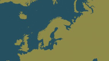 Aland haritalı Finlandiya - süzül. Gölge. Desen.