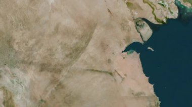 Kuveyt haritası - sür. Gölge. Uydu.