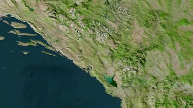 Karadağ haritası - sür. Gölge. Uydu.