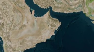 Umman haritası - sağlam. Gölge. Uydu. Etiketler