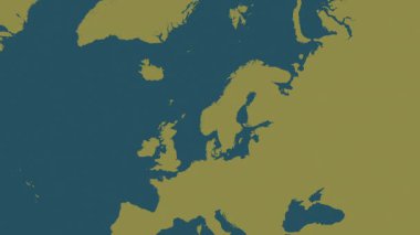 İsveç haritası - süzül. Gölge. Desen.