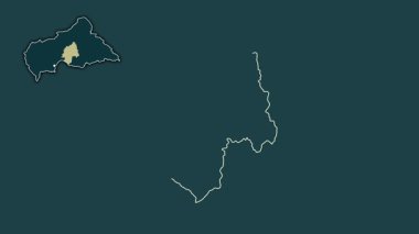 Ouaka, Orta Afrika Cumhuriyeti 'nin dışlanmış ve izole edilmiş bir ilçesi. Desen