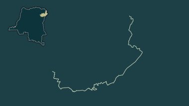 İturi - Demokratik Kongo Cumhuriyeti ili, dışlanmış ve izole edilmiş..