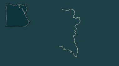 Al Gharbiyah, Mısır, çıkarılmış ve izole edilmiş. Desen