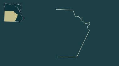 Al Wadi al Jadid, Mısır, sürülmüş ve izole edilmiş. Desen