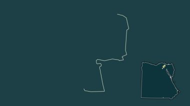 Ash Sharqiyah, Mısır, çıkarılmış ve izole edilmiş. Desen